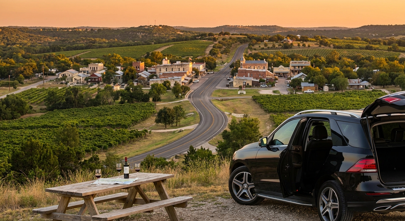 Wine tour through Fredericksburg and Johnson City in one day, Texas Hill Country experience