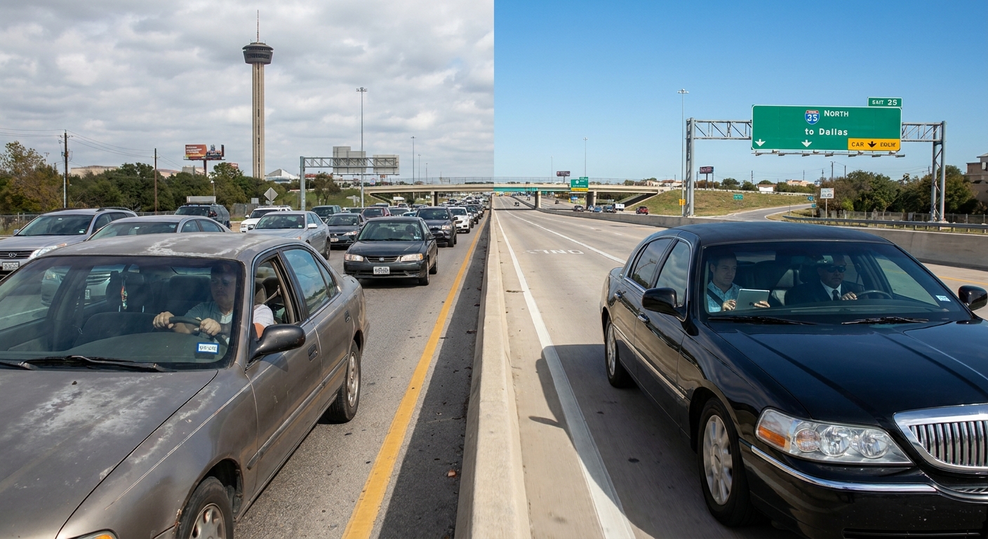 Should You Drive or Book a Car Service from San Antonio to Dallas? Should You Drive or Book a Car Service from San Antonio to Dallas?