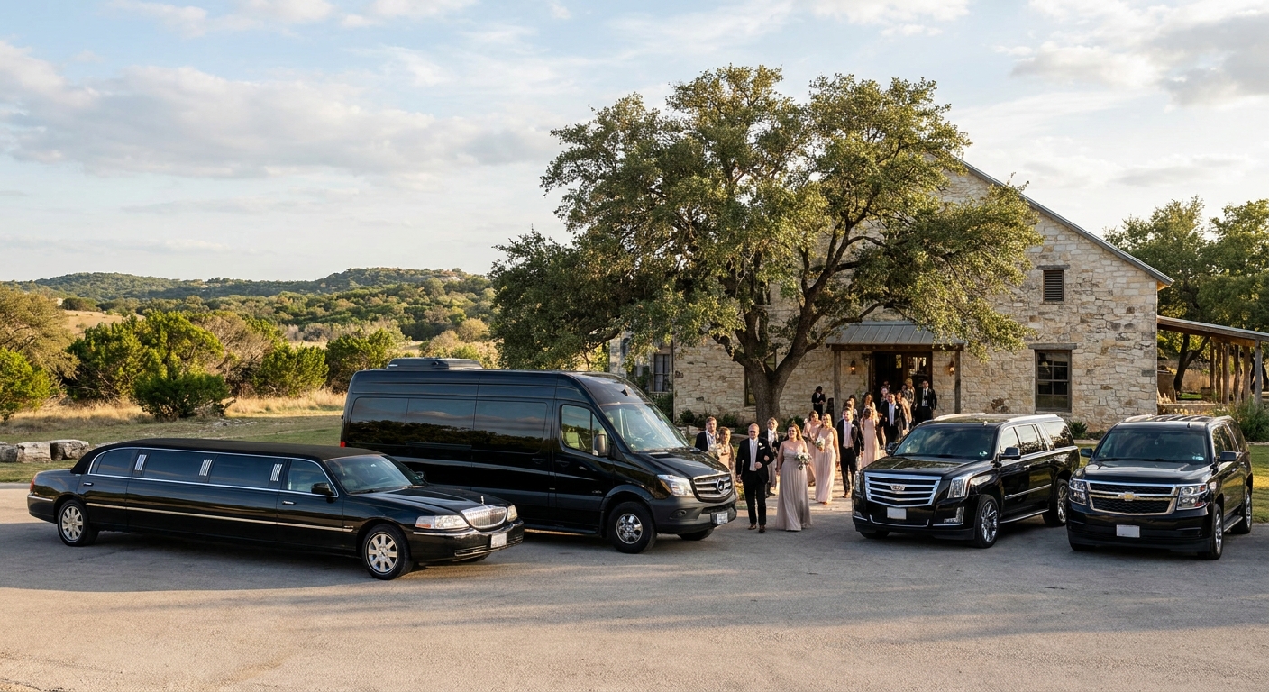 Kerrville Wedding Transportation That Keeps Your Day on Schedule