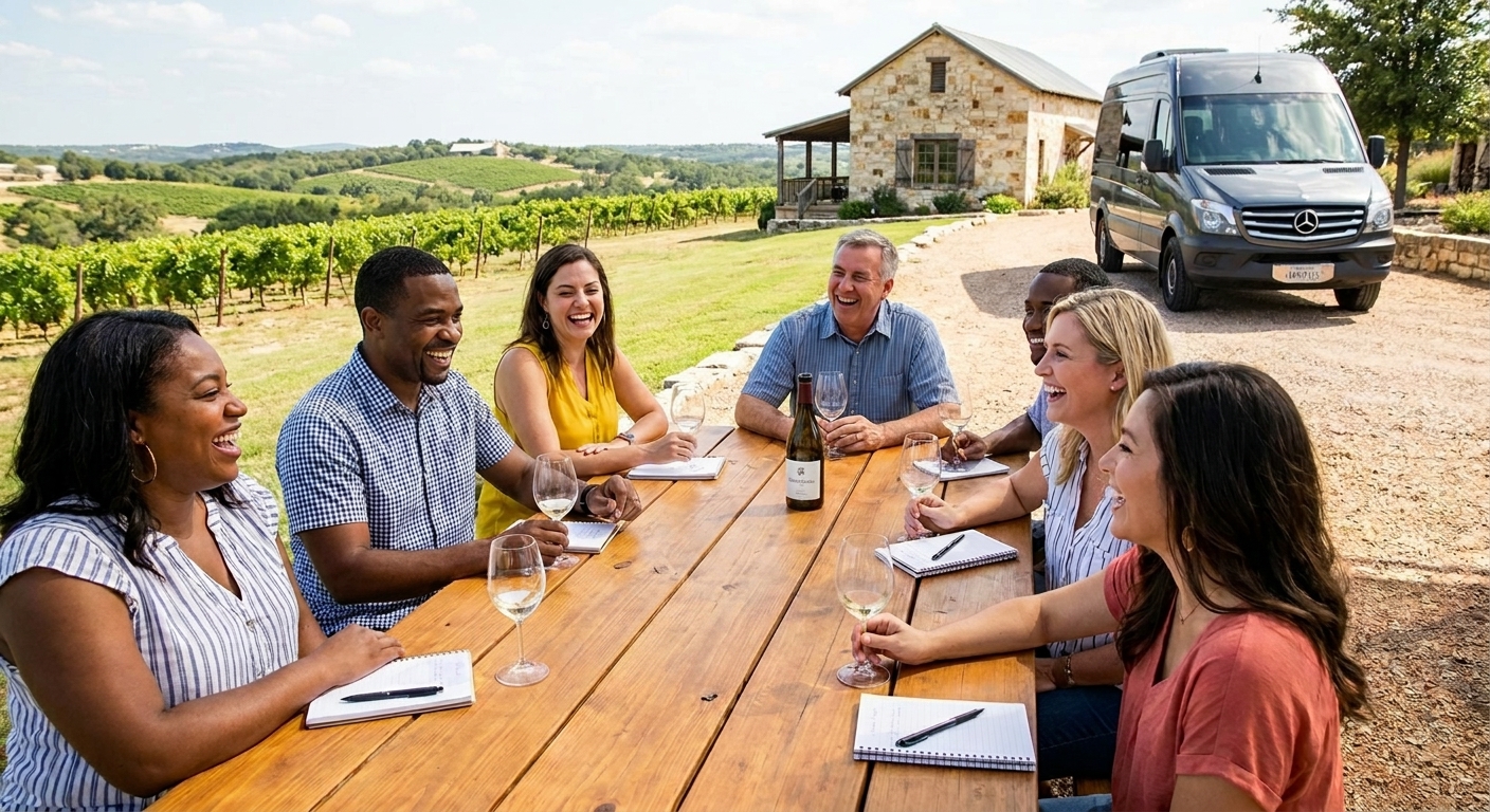Planning a Hill Country Wine Tour from San Antonio for a Group?