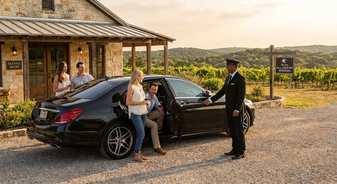 Wine country car service in San Antonio making your day trip relaxing and memorable
