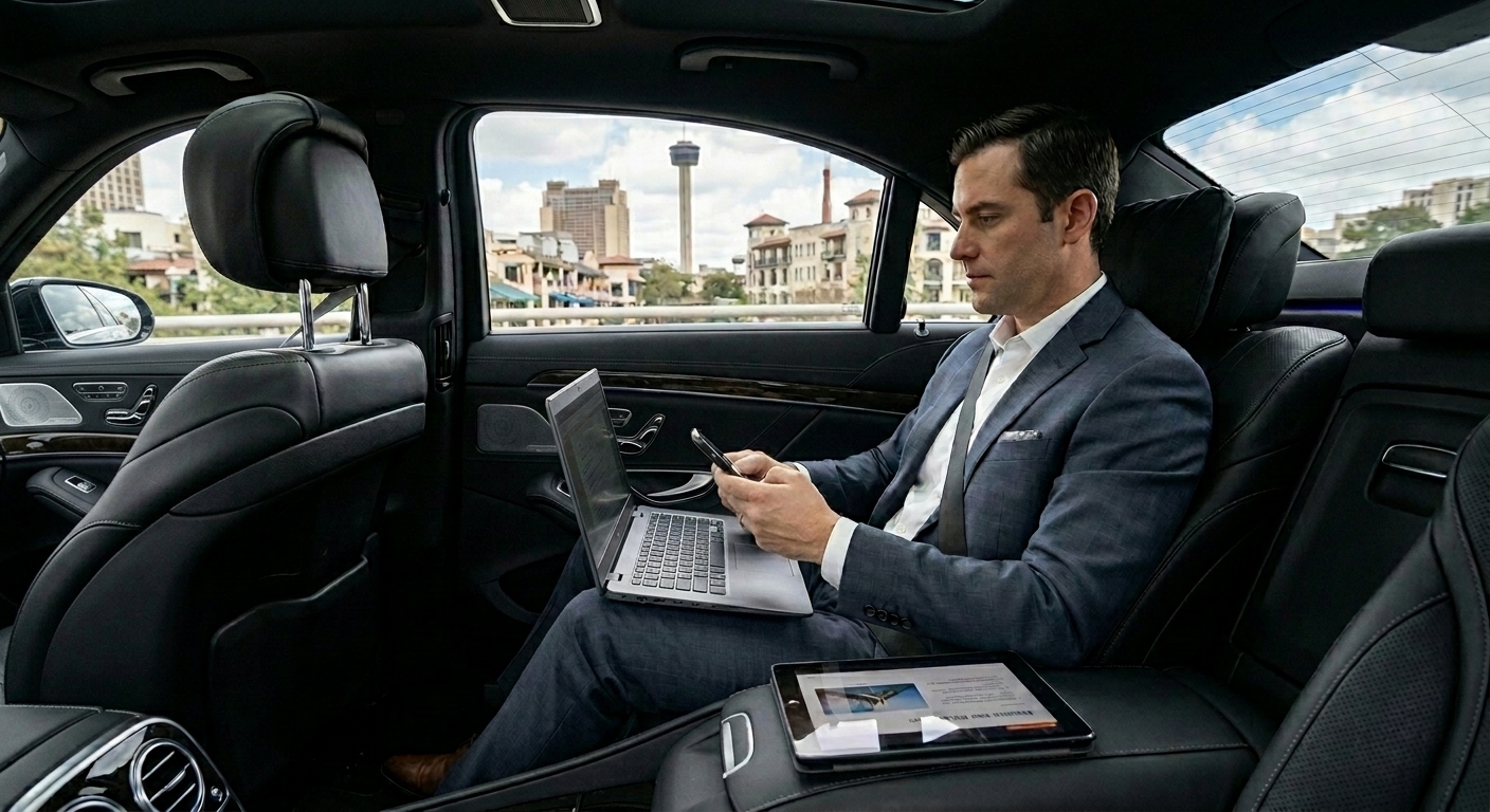 How Business Travelers in San Antonio Use Car Service Time to Stay Productive How Business Travelers in San Antonio Use Car Service Time to Stay Productive